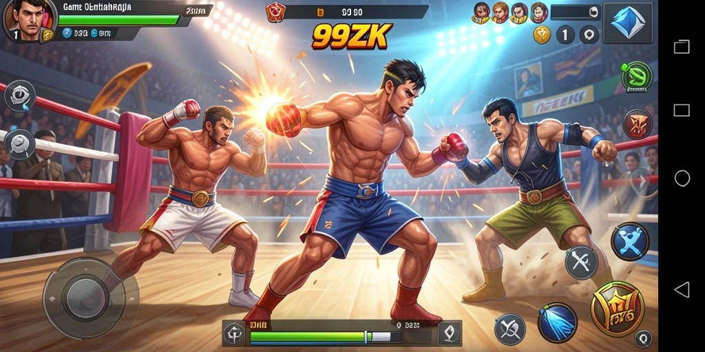 Gameplay seru dari 99ZK dengan berbagai olahraga menantang.