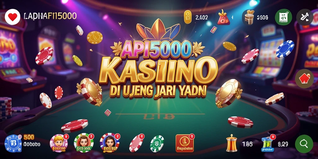 Tampilan grafis menarik dari game Kasino API5000.
