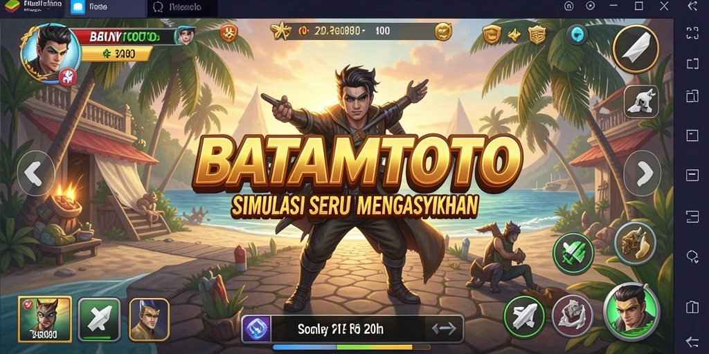 Screenshot gameplay BATAMTOTO dengan tantangan seru dan grafis menawan.