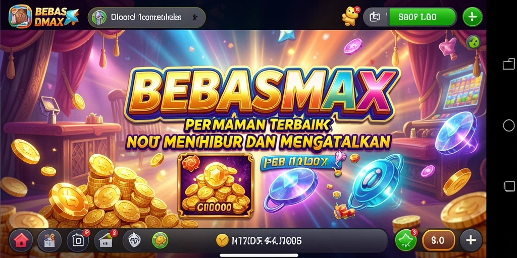 Tampilan gameplay Slot yang seru dan interaktif di BEBASMAX.