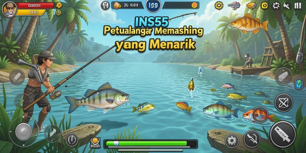 Tangkapan ikan yang menakjubkan dalam gameplay INS55.