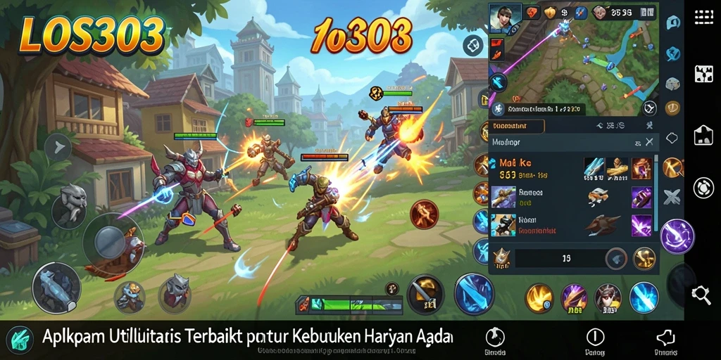 Tampilan antarmuka aplikasi LOS303 yang modern dan intuitif.