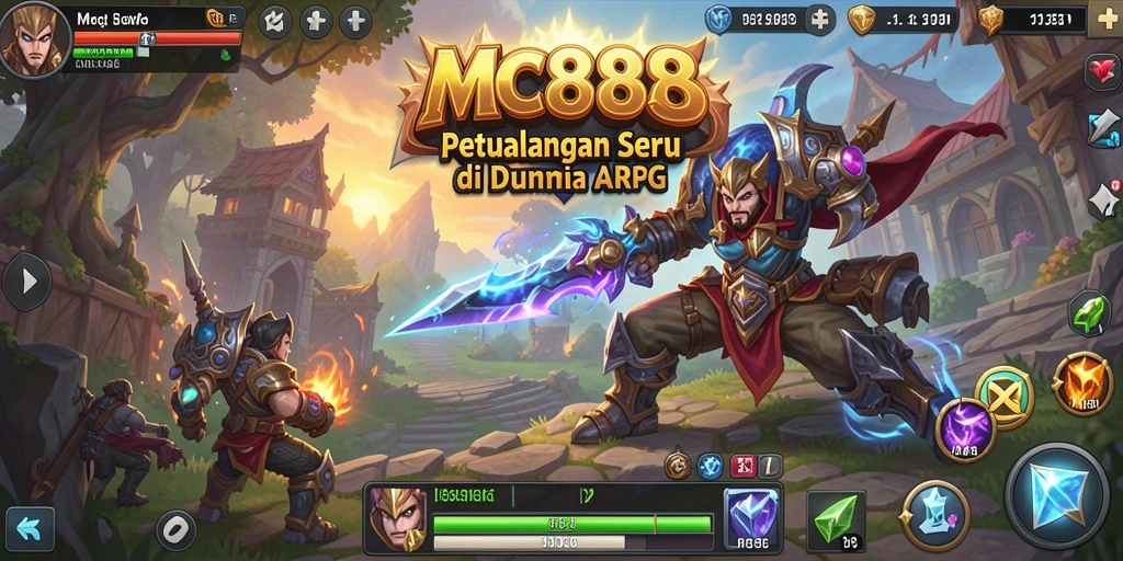 Tampilan gameplay seru di dunia fantasi ARPG.