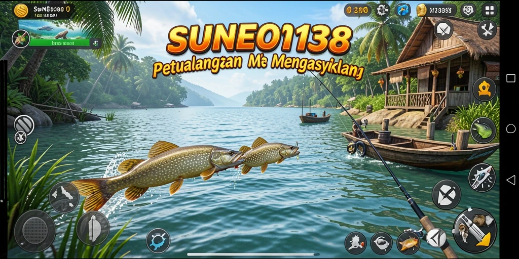 Tampilan gameplay SUNEO138 yang menampilkan aksi memancing menarik.