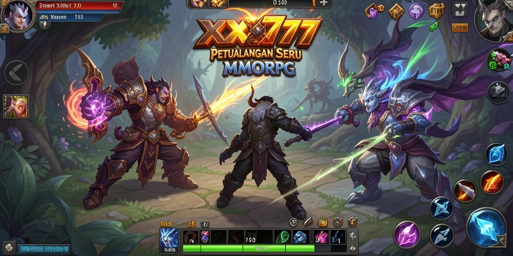 Screenshot gameplay XXX777 dengan aksi pertarungan seru.